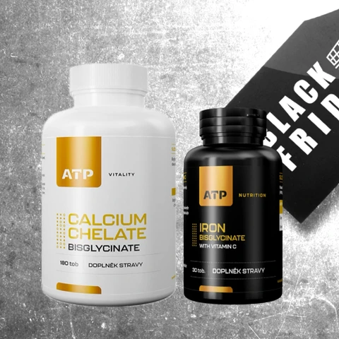 Special Offer ATP Vitality Calcium Chelate 180 tob + FREE Iron Bisglycinate 30 tob
