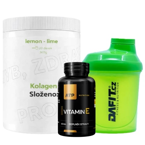 Special Offer Slozeno: collagen 360 g + FREE Vitamin E 60 tob + Shaker 300 ml