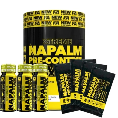 Special Offer FA Napalm Pre-Contest Pumped 350 g + FREE 7x sample