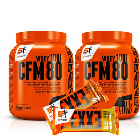 Special Offer 1+1 Extrifit CFM Instant Whey 80 1000 g + FREE Exxe 65 g