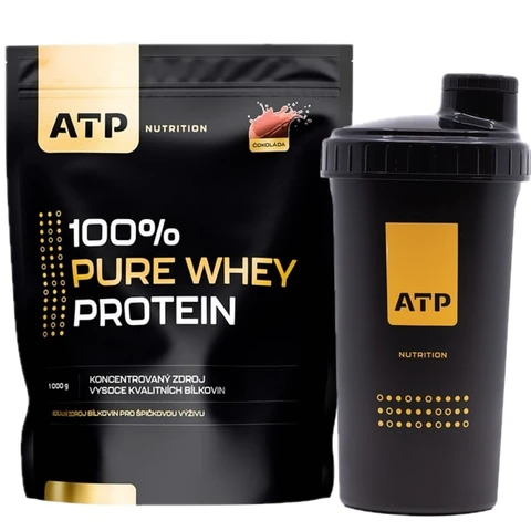 Special Offer ATP Nutrition 100% Pure Whey Protein 1000 g + FREE Shaker 700 ml