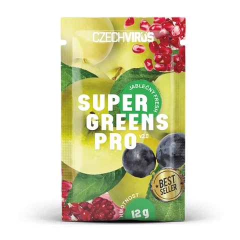 Czech Virus Super Greens Pro v2.0 12 g jablečný fresh