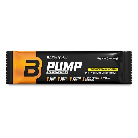 BioTech Pump Caffeine Free 11 g lemon ice tea