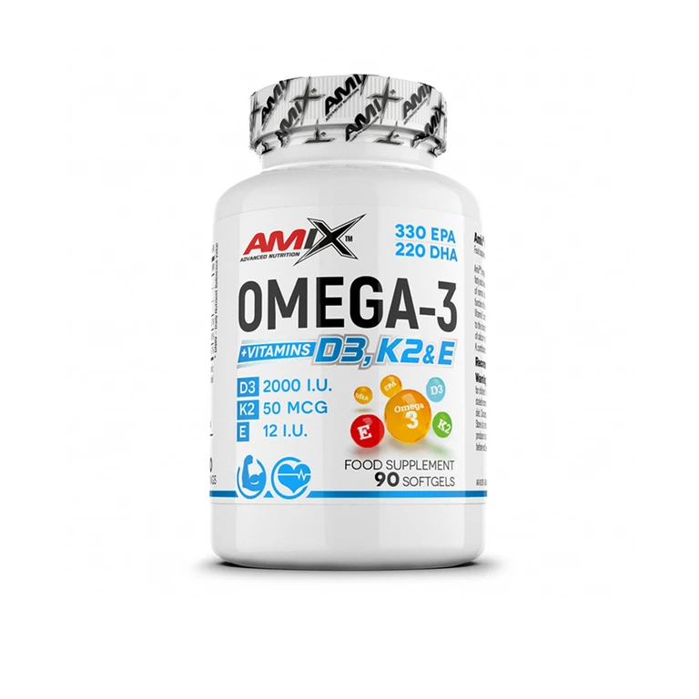 Amix Omega D3+K2+E 90 cps