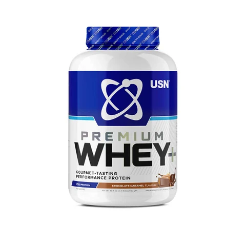 USN Whey+ Premium Protein 2000 g chocolate caramel