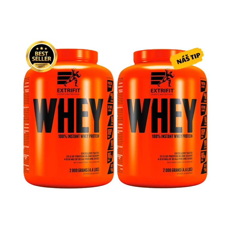 AKCE 1+1 Extrifit 100% Whey Protein 2000 g