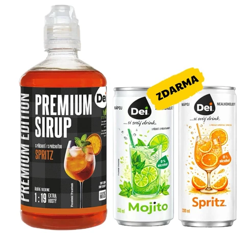 Special Offer DeiSirup Premium Sirup 485 ml + FREE 2x Non-alcoholic Sparkling Drink 330 ml