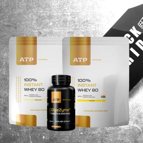 Special Offer 1+1 ATP Nutrition 100% Instant Whey 80 CFM 500 g + FREE DigeZyme 30 tob