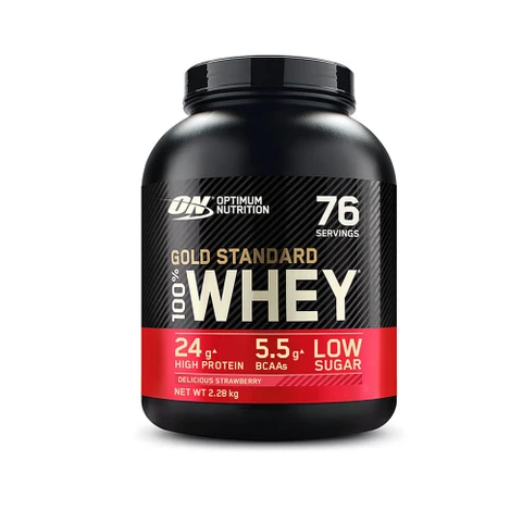 Optimum Nutrition 100% Whey Gold Standard 2280 g delicious strawberry