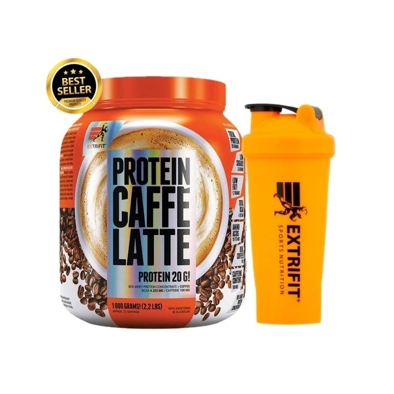 Special Offer Extrifit Protein Caffe Latte 1000 g + FREE Shaker 600 ml