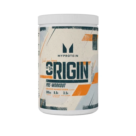 MyProtein Origin Pre-Workout 600 g orange mango