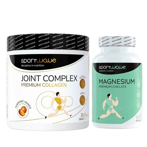 AKCE SportWave® Joint Complex Premium Collagen 360 g + ZDARMA Magnesium 120 cps