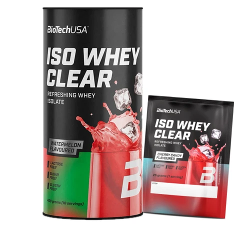 AKCE BioTech Iso Whey Clear 400 g + ZDARMA Iso Whey Clear 25 g