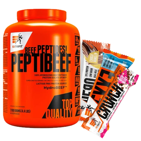 Special Offer Extrifit Peptibeef 2000 g + FREE 3x bar