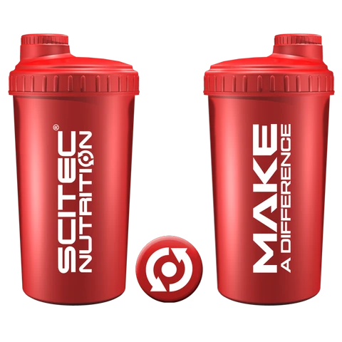 Scitec Nutrition Shaker 700 ml red (make a difference)