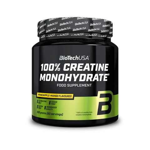 BioTech 100% Creatine Monohydrate 300 g pineapple mango