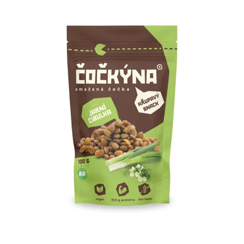 Čočkýna Fried Lentils Organic 100 g spring onion