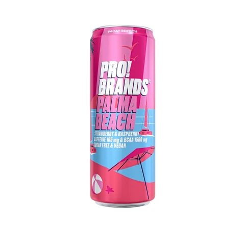 ProBrands BCAA Drink 330 ml jahoda - malina (Palma Beach)
