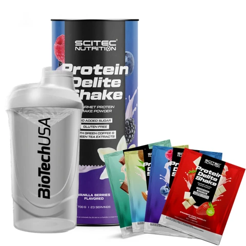 AKCE Scitec Nutrition Protein Delite Shake 700 g + ZDARMA Šejkr 700 ml + 4x vzorek