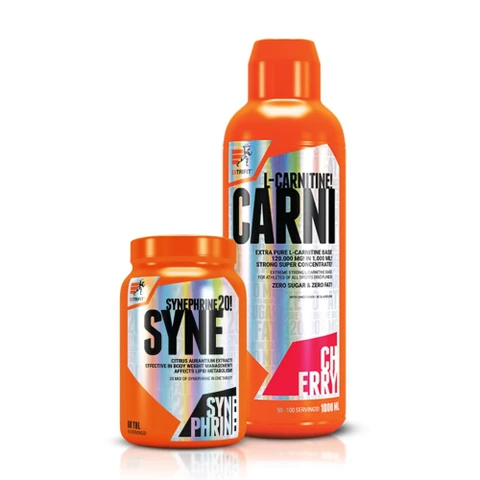 AKCE Extrifit Carni 120000 Liquid 1000 ml + Syne 20 mg Thermogenic Burner 60 tbl