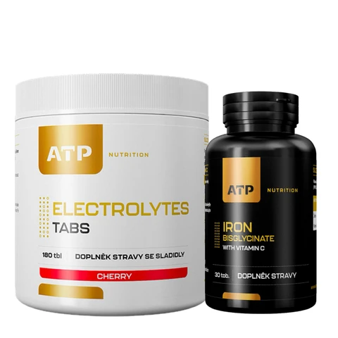 Special Offer ATP Nutrition Electrolytes Tabs 180 tbl + FREE Iron Bisglycinate 30 tob