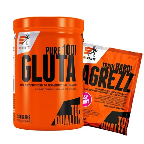 AKCE Extrifit Gluta Pure 300 g + ZDARMA Agrezz 20,8 g