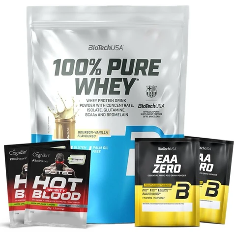 AKCE BioTech 100% Pure Whey 400 g + ZDARMA 4x vzorek
