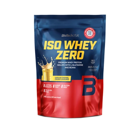 BioTech Iso Whey Zero 454 g catanlan caramel cream