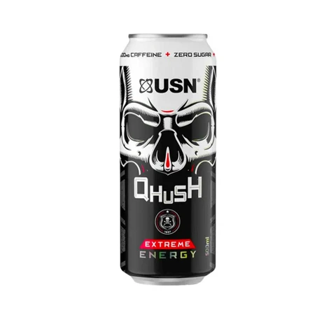 USN Qhush Energy Drink 500 ml white original