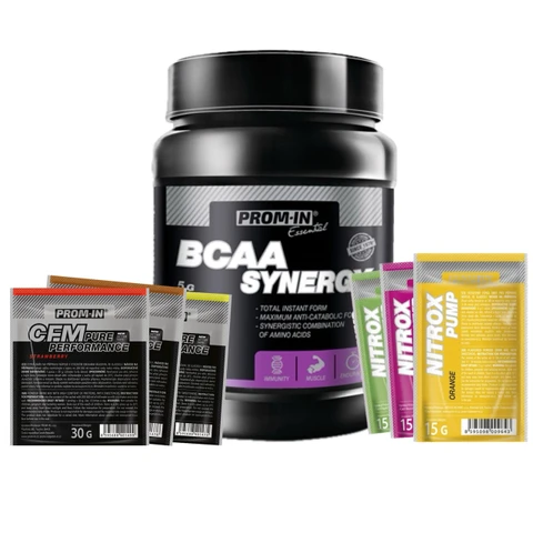 Special Offer Prom-In Essential BCAA Synergy 550 g + FREE Shaker 600 ml + 3x sample
