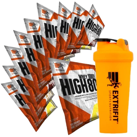 Special Offer Extrifit High Whey 80 30 g + FREE Shaker 600 ml