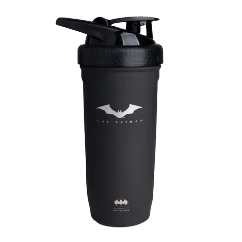 SmartShake™ Šejkr Reforce DC 900 ml Batman logo malé stříbrné (nerez)