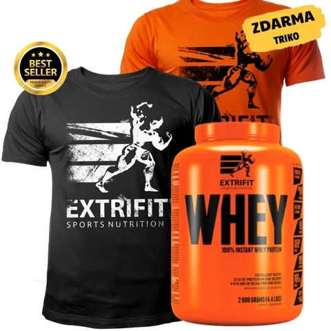 Special Offer Extrifit 100% Whey Protein 2000 g + FREE T-Shirt Extrifit