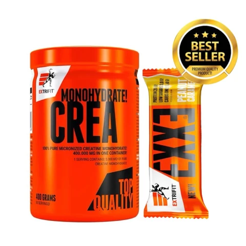 Special Offer Extrifit Crea Monohydrate 400 g + FREE Exxe Bar 65 g