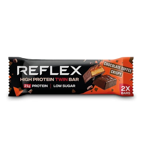 Reflex High Protein Twin Bar 60 g chocolate toffee crispy