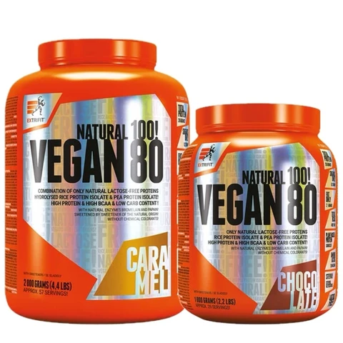 AKCE Extrifit Vegan 80 2000 g + Vegan 80 1000 g