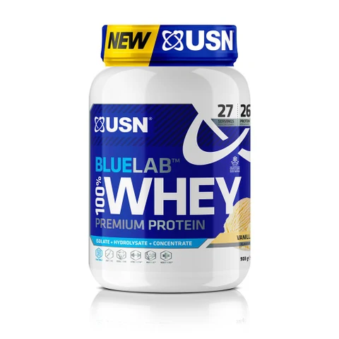 USN BlueLab 100% Whey Protein Premium 908 g vanilka