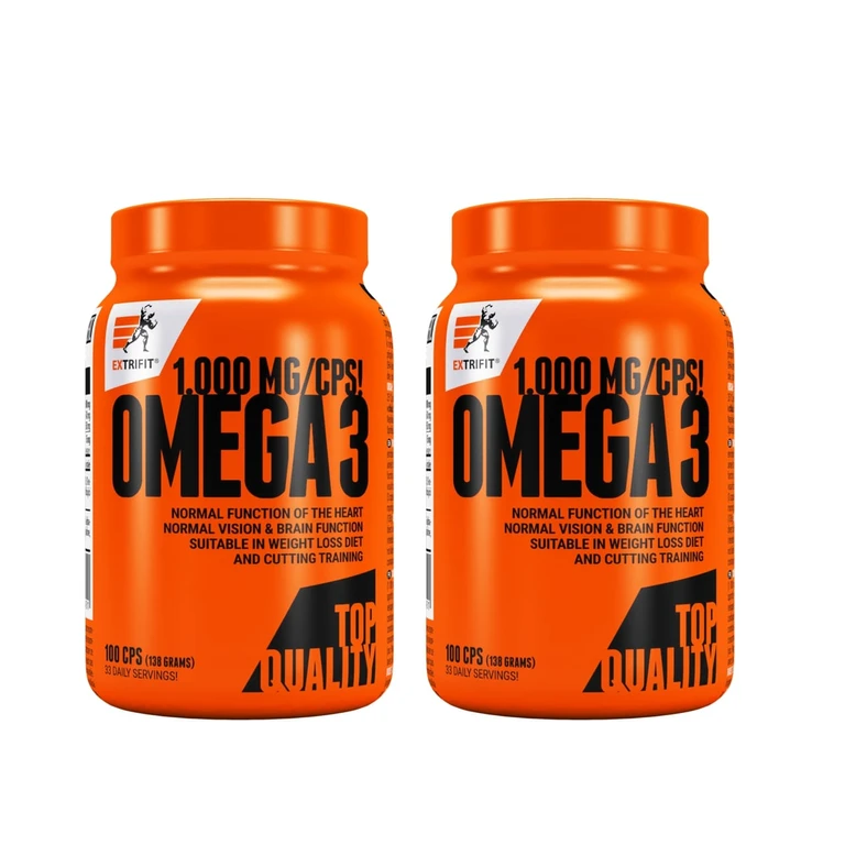 AKCE 1+1 Extrifit Omega 3 Triglyceride 100 cps