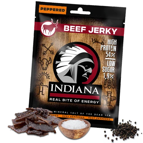 Indiana Jerky Beef 90 g peppered