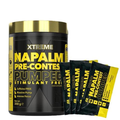 AKCE Fitness Authority Napalm Pre-Contest Pumped Stimulant Free 350 g + ZDARMA 4x vzorek