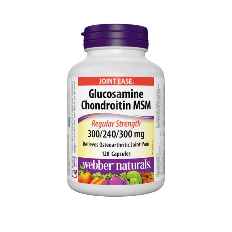 Webber Naturals Glucosamine Chondroitine MSM 300/240/300 mg 120 cps