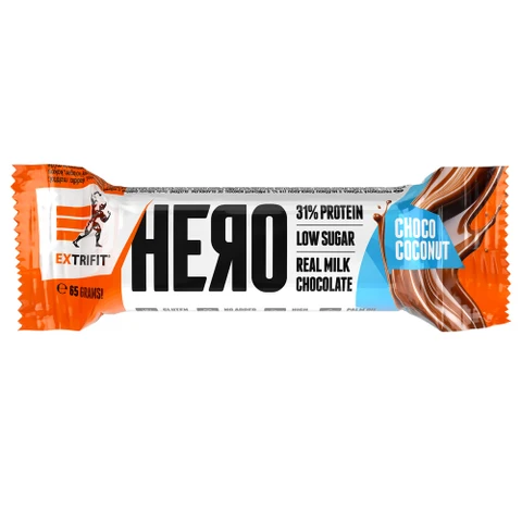 Extrifit Hero Protein Bar 31% 65 g choco coconut