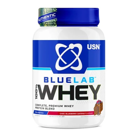 USN BlueLab 100% Whey Protein Premium 908 g choc blueberry gateau