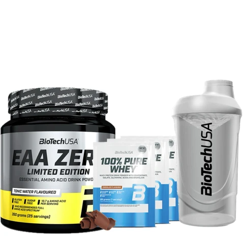 AKCE BioTech EAA Zero 350 g + ZDARMA Šejkr 600 ml + 3x vzorek