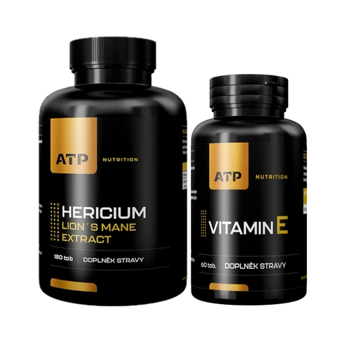 Special Offer ATP Nutrition Hericium Lion´s Extract 180 tob + FREE Vitamin E 60 tob