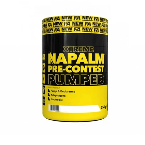Fitness Authority Napalm Pre-Contest Pumped 350 g red fruit punch