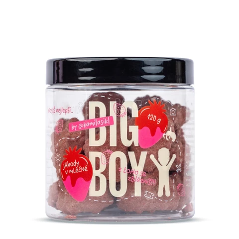 Big Boy Milk chocolate covered strawberries 120 g