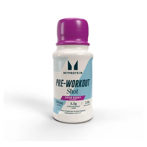 MyProtein PreWorkout Shot 60 ml sour berry