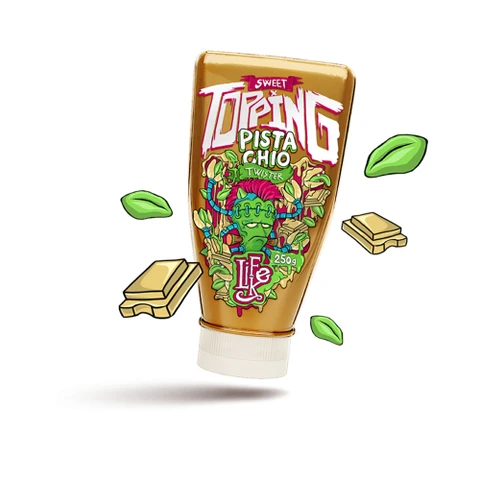 LifeLike Sweet Topping Twister 250 g pistachio