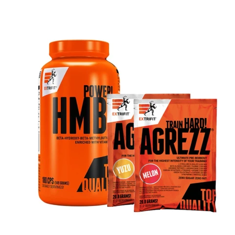 Special Offer Extrifit HMB Power 180 cps + FREE 2x Agrezz 20,8 g